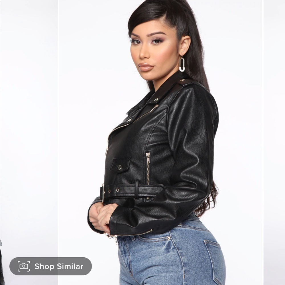 Crop Moto jacket